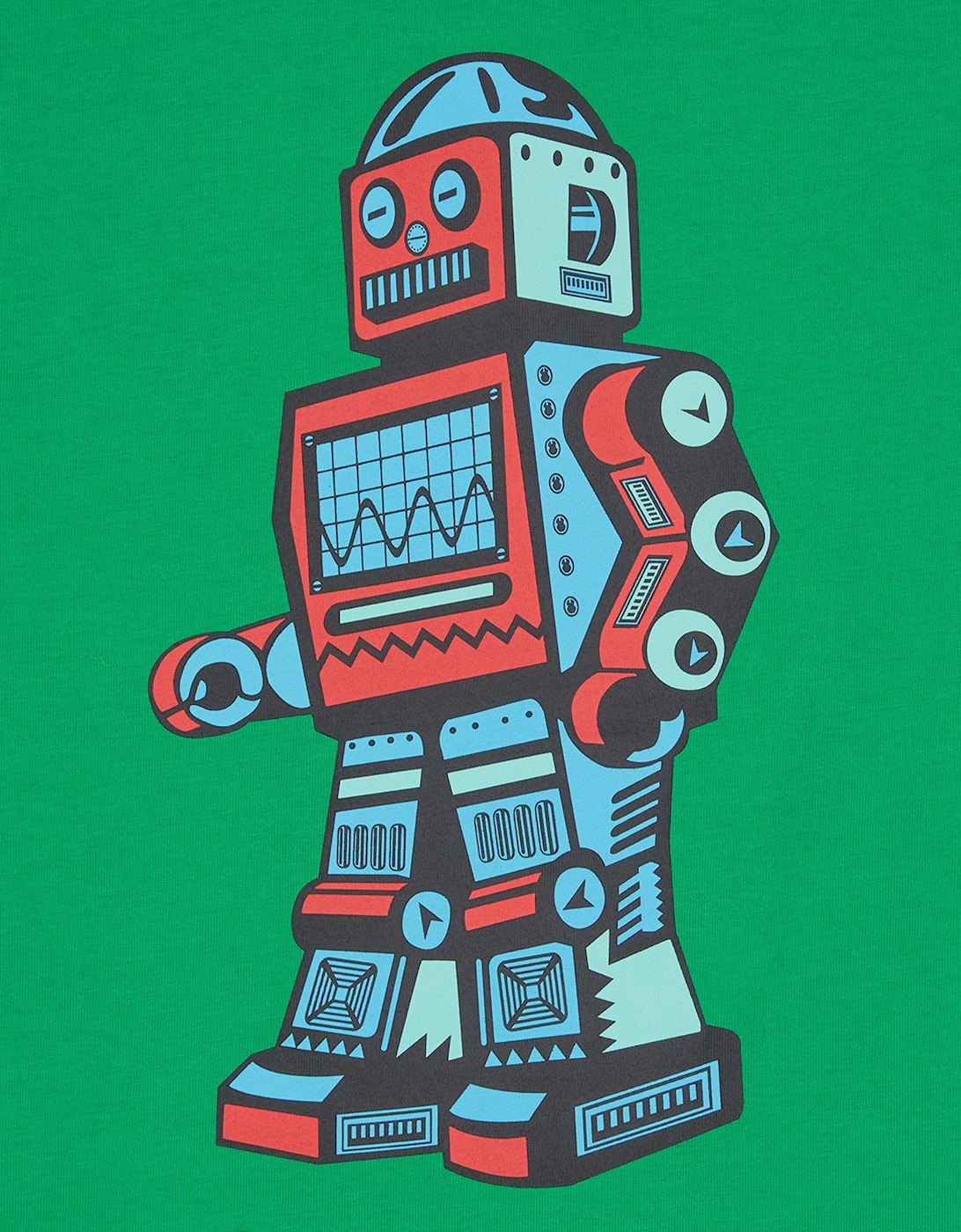 Boys Jumble Logo T-Shirt in Green