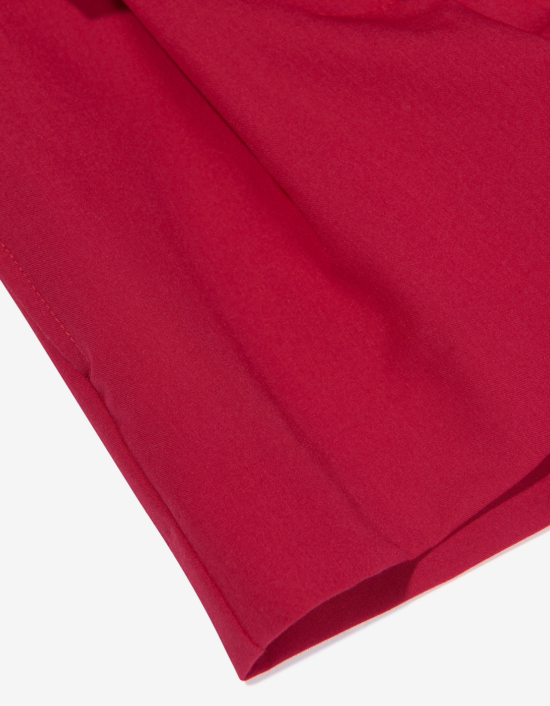 Girls Sash Belt Shorts in Red