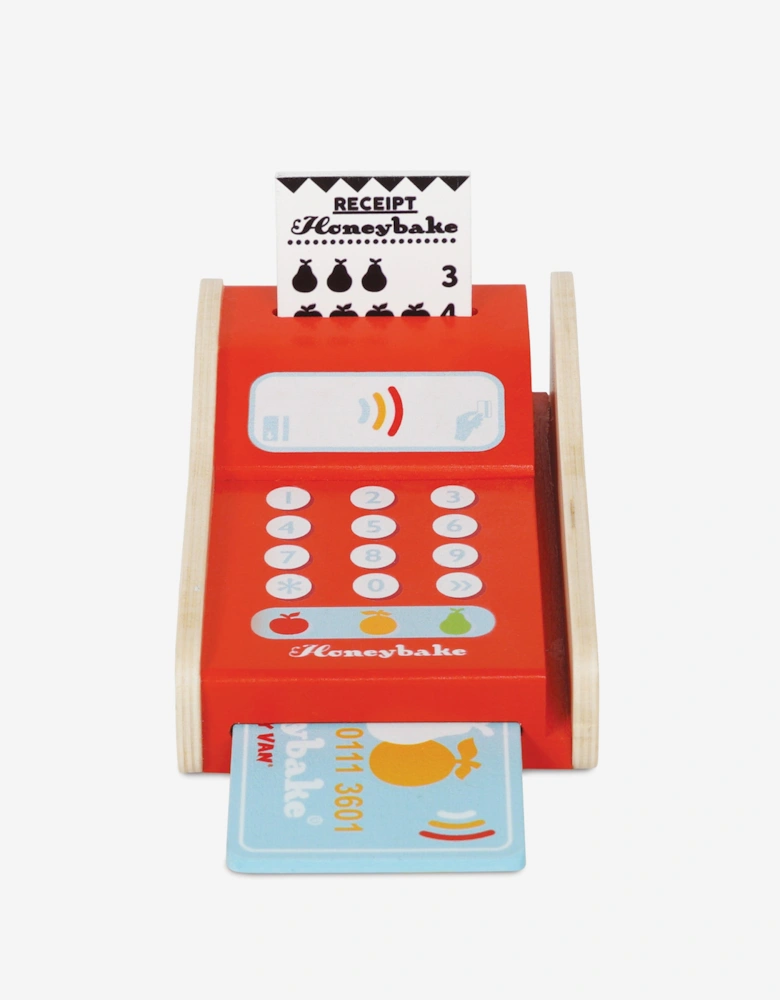 Wooden Shop Card Machine (W:8Cm D:13.4cm H:4cm)
