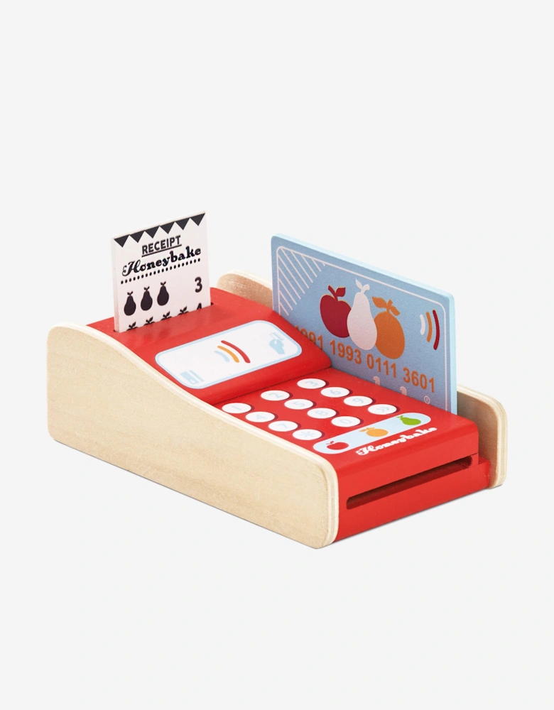Wooden Shop Card Machine (W:8Cm D:13.4cm H:4cm)