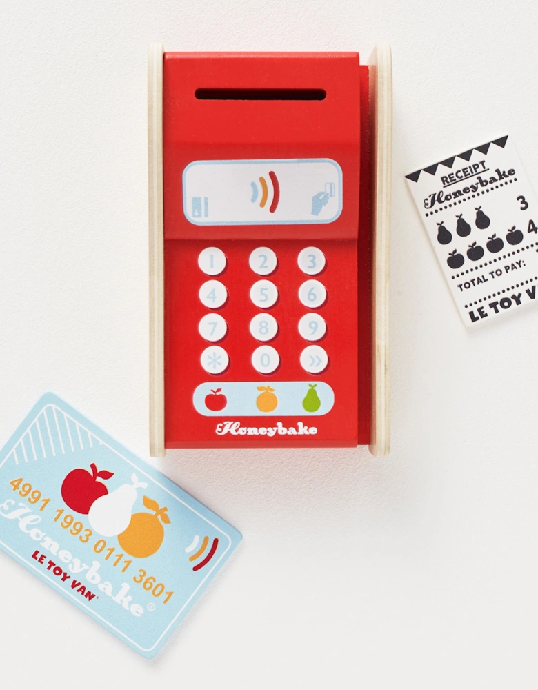 Wooden Shop Card Machine (W:8Cm D:13.4cm H:4cm)