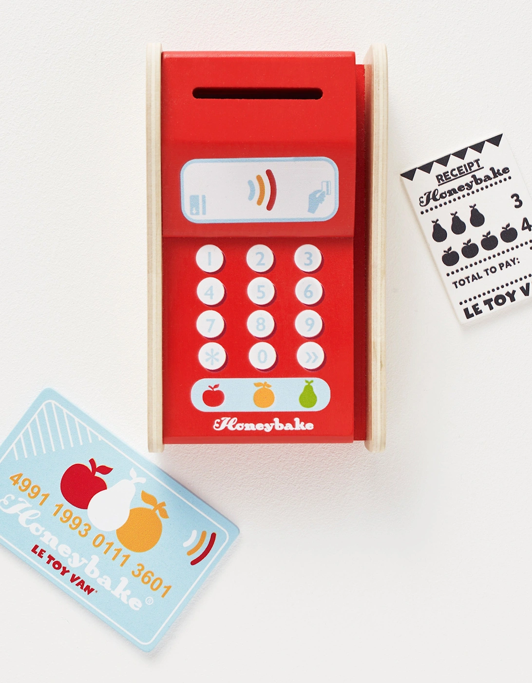 Wooden Shop Card Machine (W:8Cm D:13.4cm H:4cm)