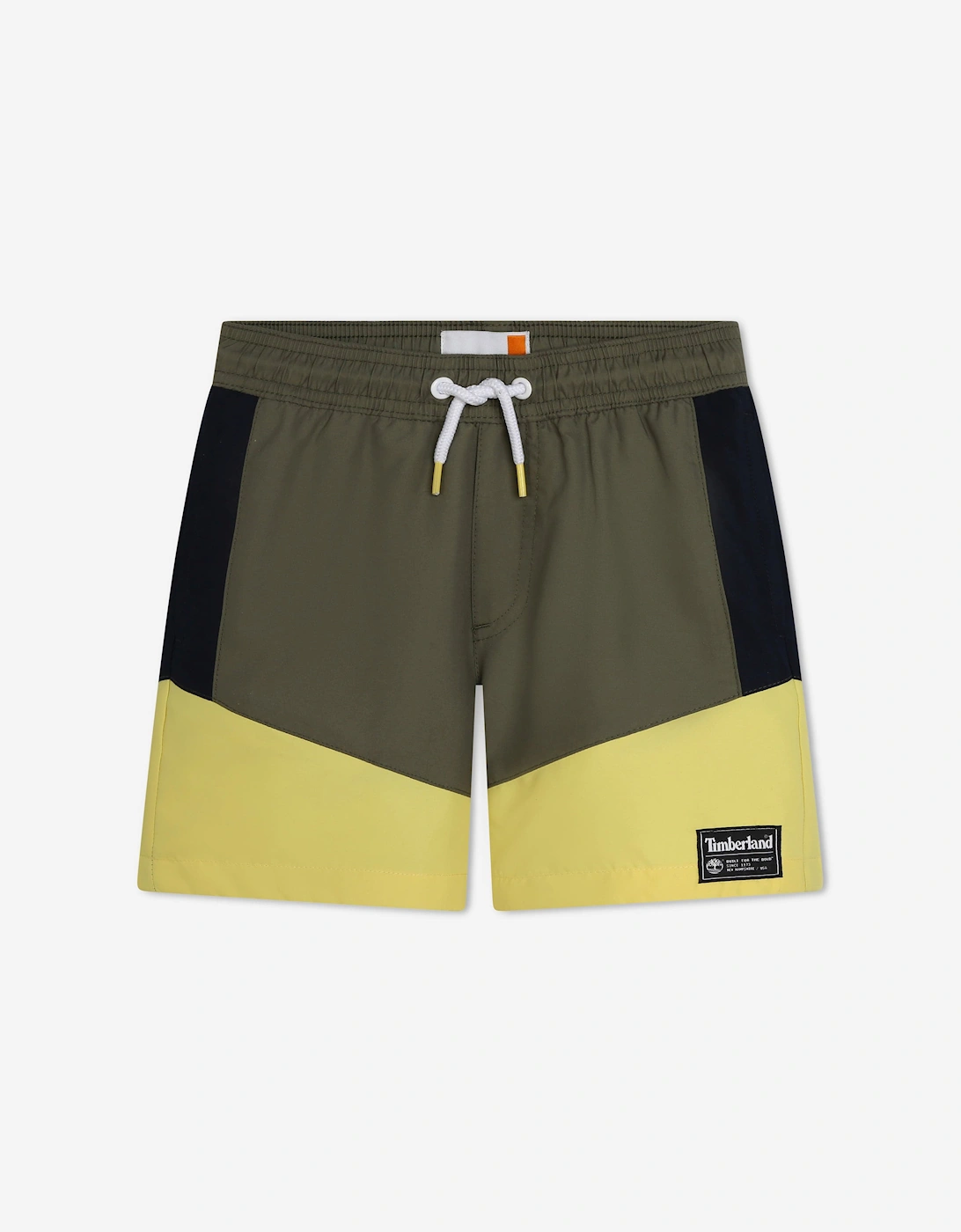 Boys Quick Dry Swim Shorts in Green, 6 of 5