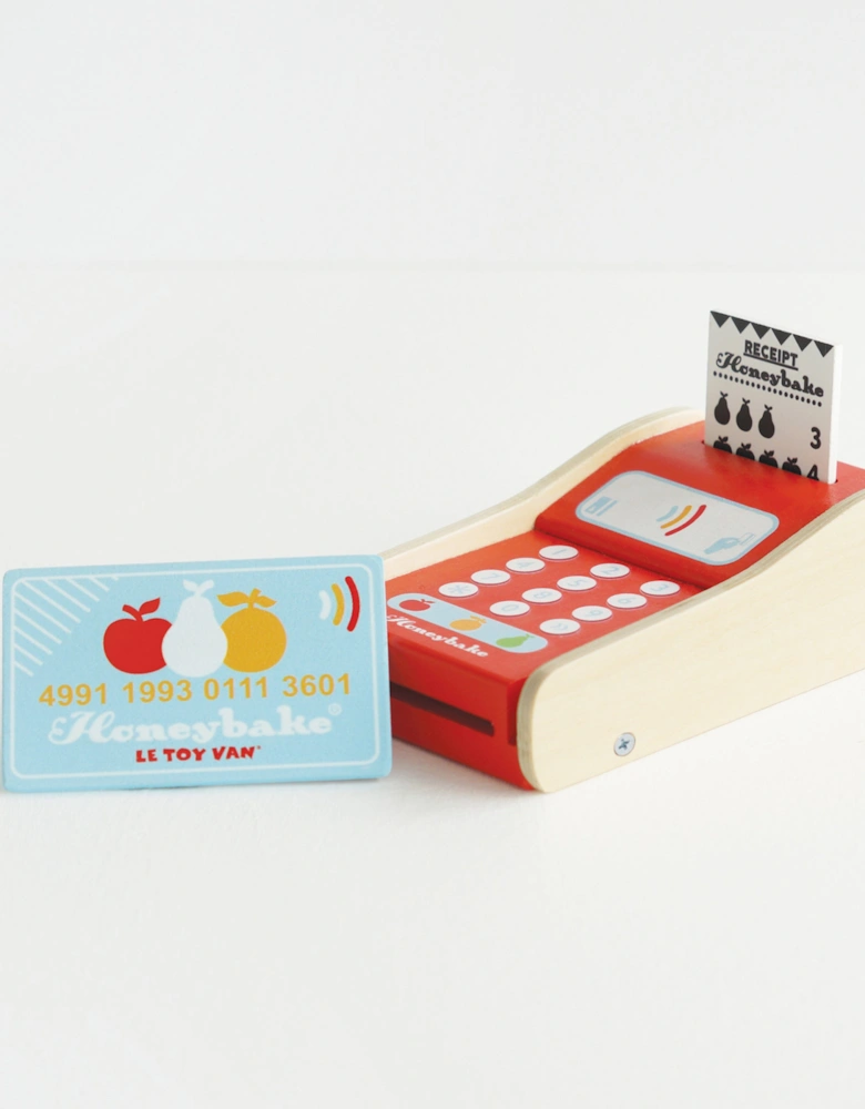 Wooden Shop Card Machine (W:8Cm D:13.4cm H:4cm)