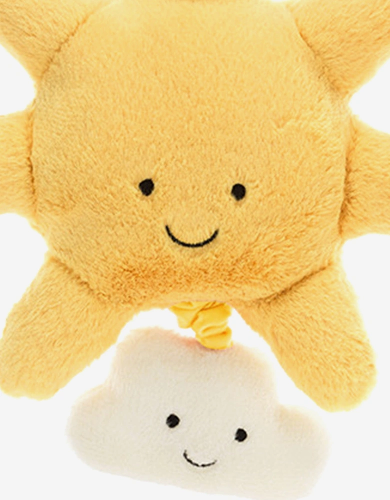 Amuseables Sun Musical Pull in Yellow (20 CM)
