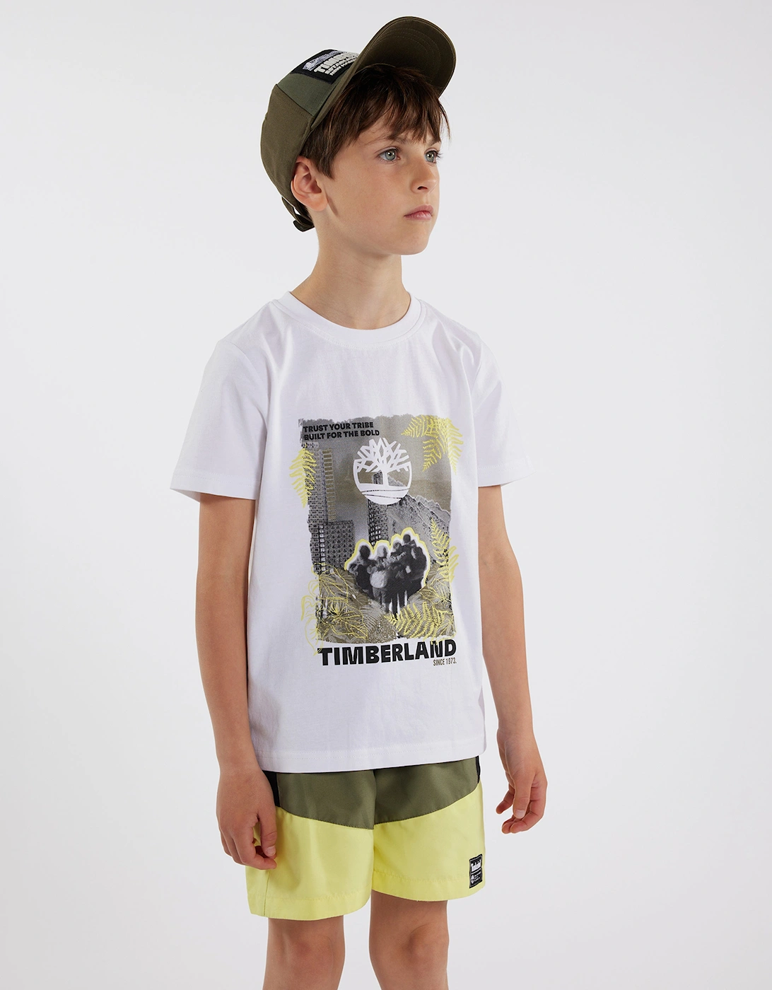 Boys Quick Dry Swim Shorts in Green