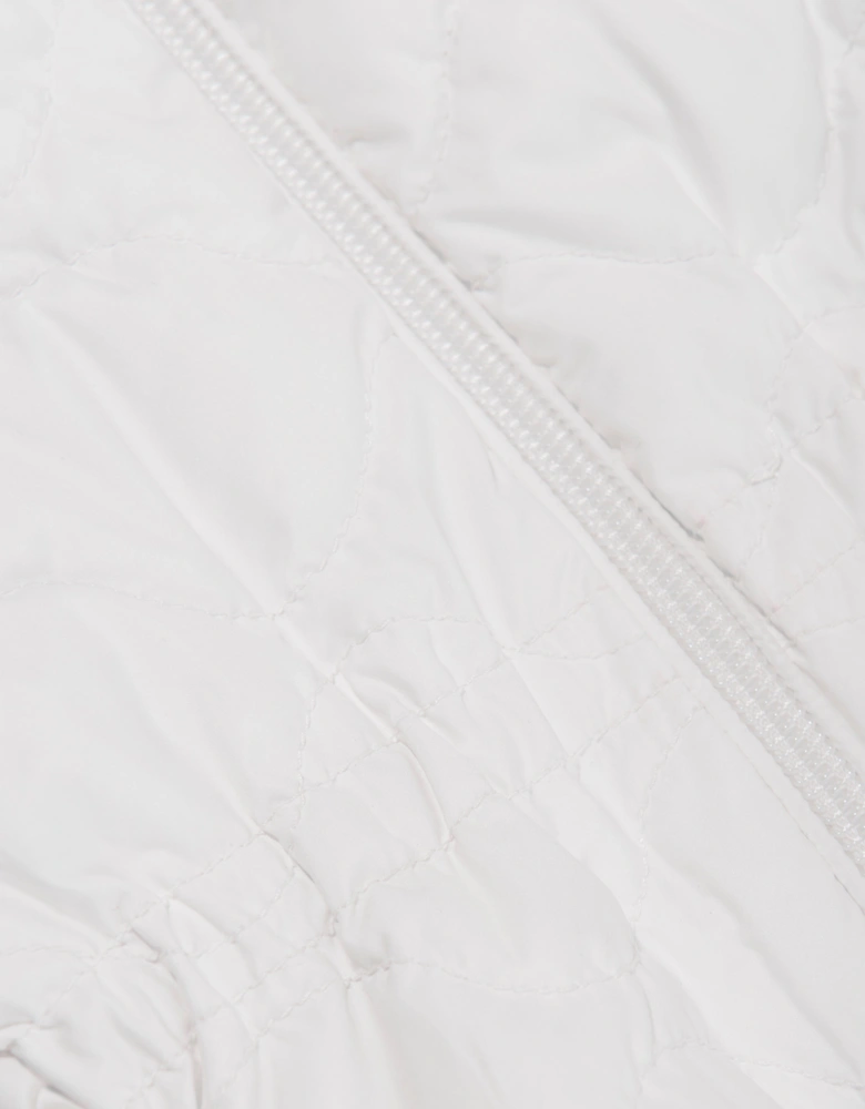 Enfant Baby Girls Down Padded Ambertine Gilet in White