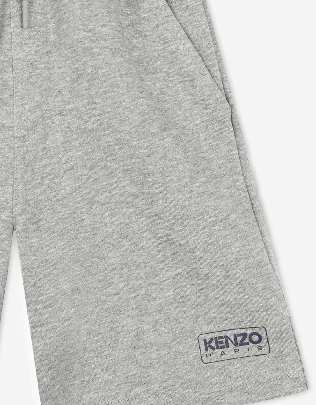 Boys Logo Bermuda Shorts in Grey