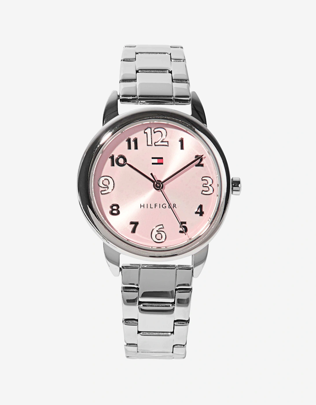 Tommy Hilfiger Girls Silver 'S Metal Strap Watch In 34Mm (One Size) - Size: One Size, Kids