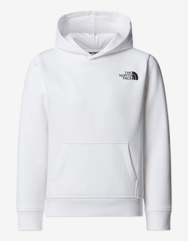 Kids Box NSE Regular Hoodie in White