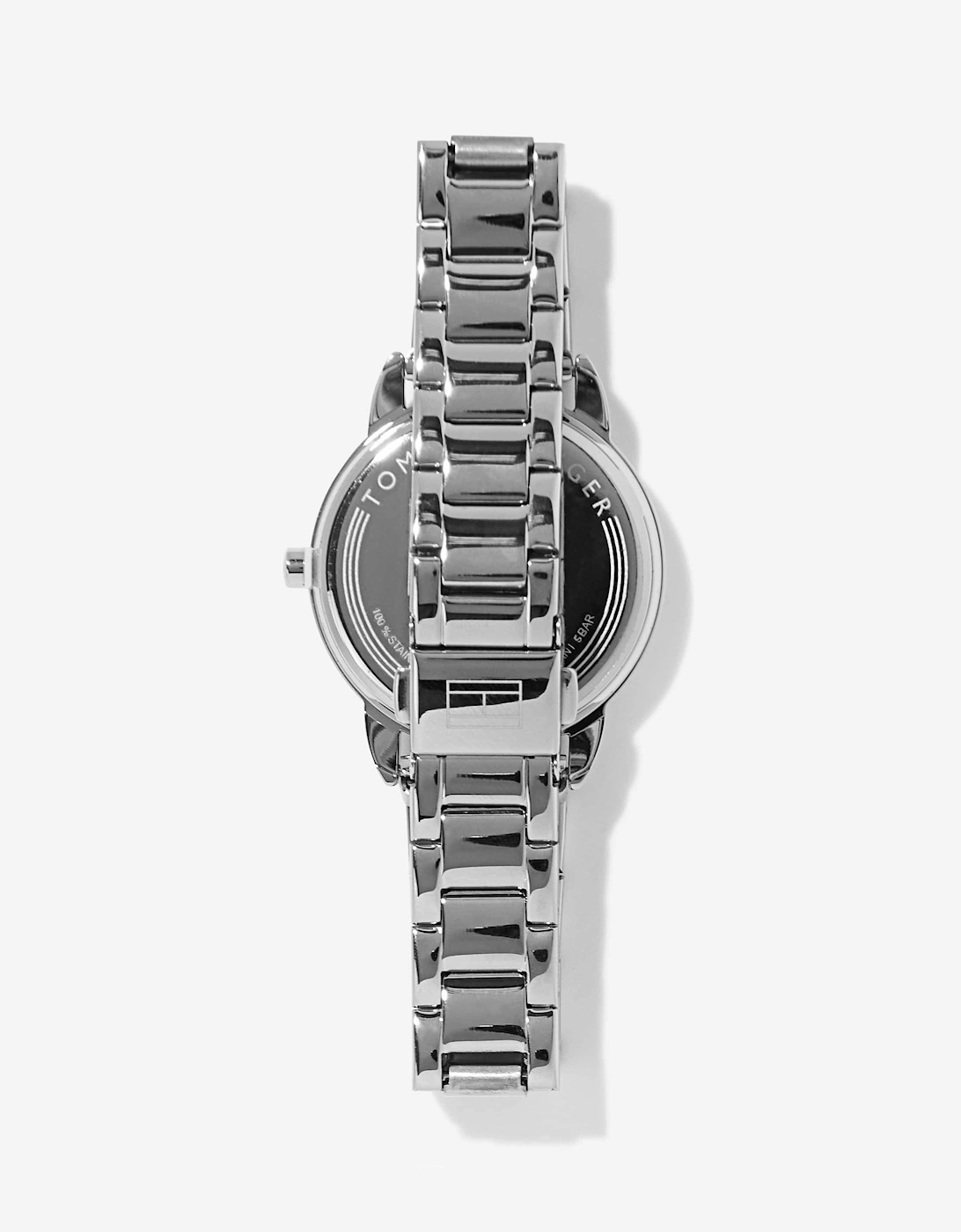 Girls Metal Strap Watch in Silver 34mm (One Size)