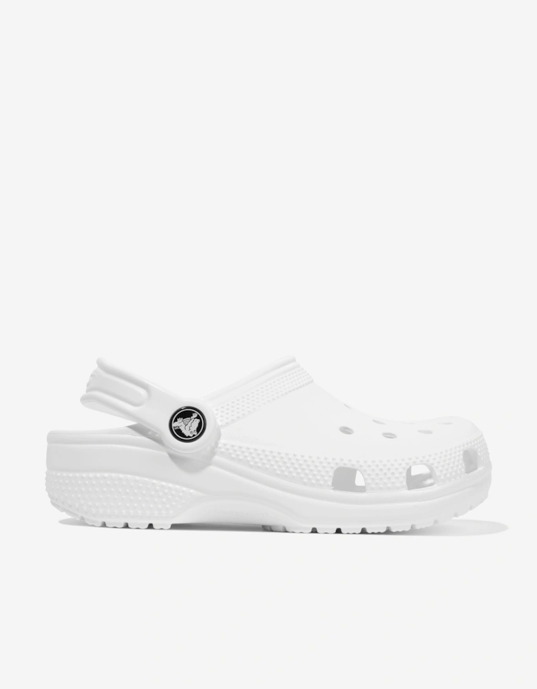 Kids Classic Clog in White