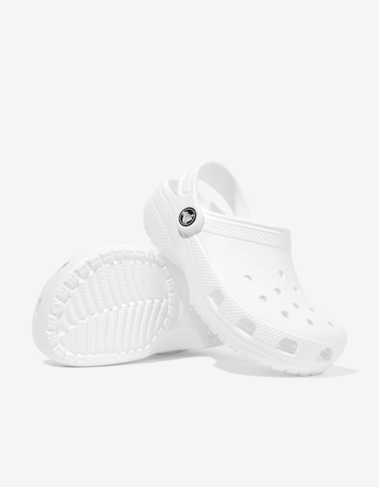 Kids Classic Clog in White