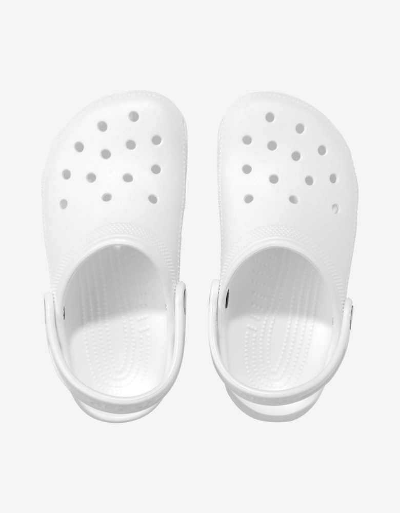 Kids Classic Clog in White