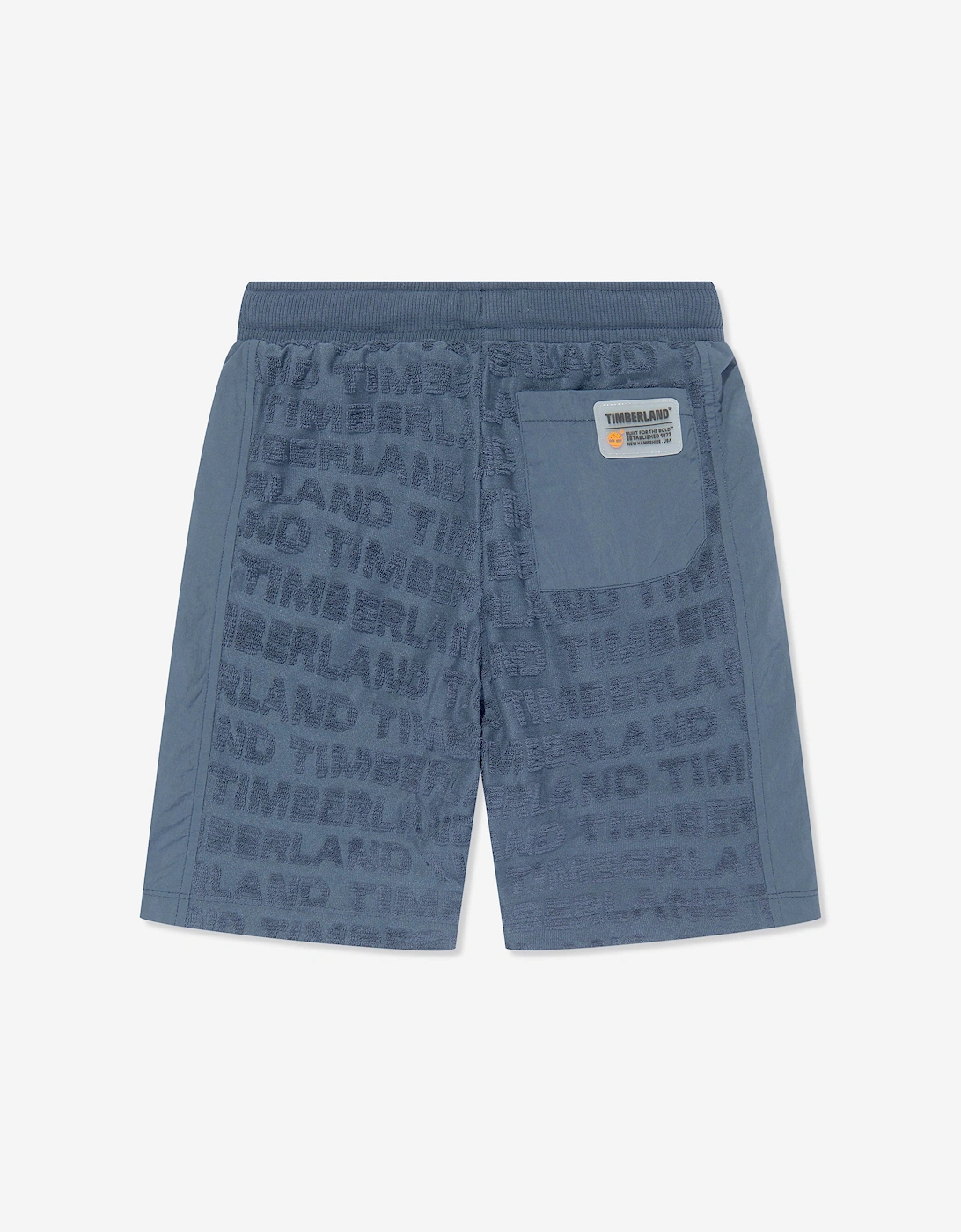 Boys Terry Towel Bermuda Shorts in Blue