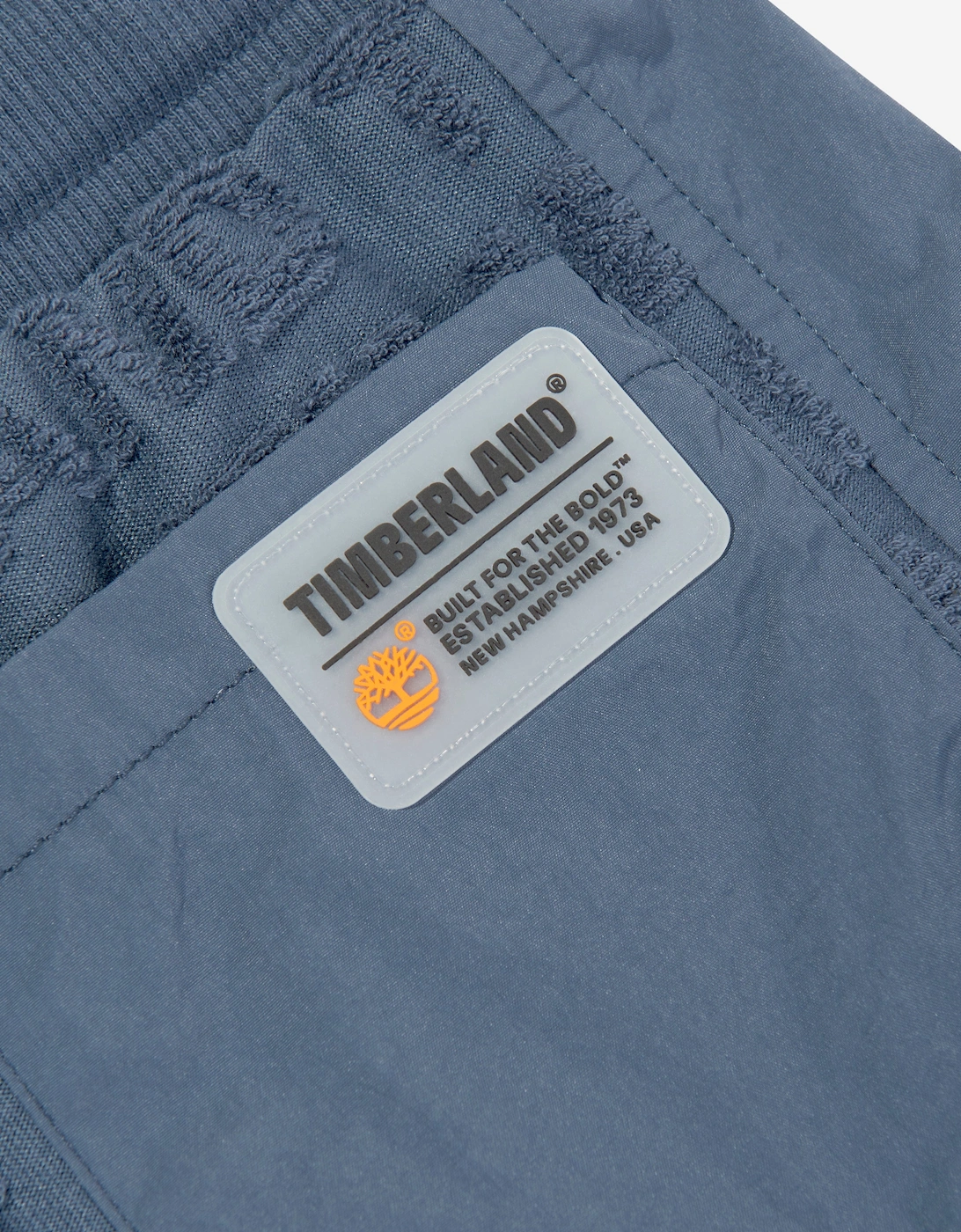 Boys Terry Towel Bermuda Shorts in Blue