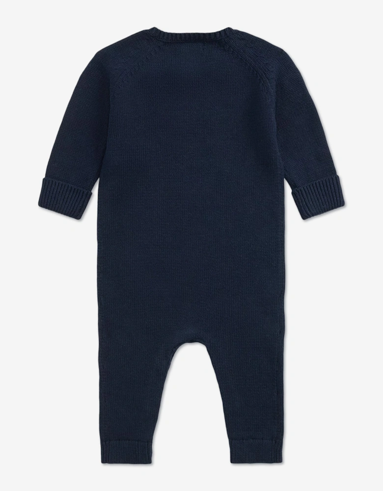Baby Boys USA Flag Romper in Navy