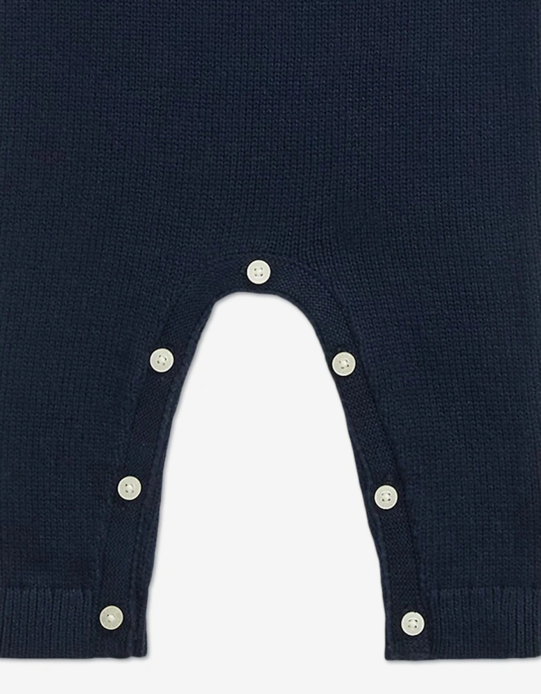 Baby Boys USA Flag Romper in Navy