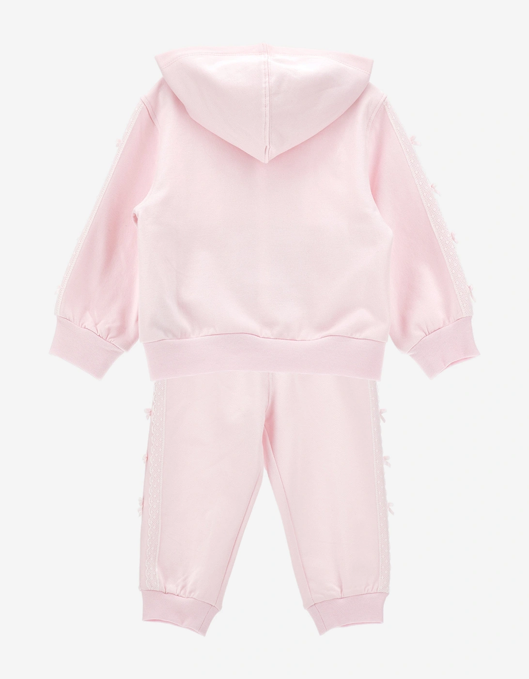 Baby Girls Bow Tracksuit in Pink