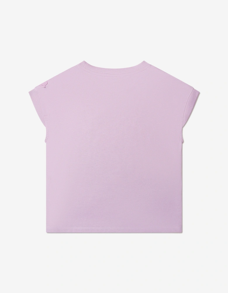 Enfant Girls Logo Graphic T-Shirt in Lilac