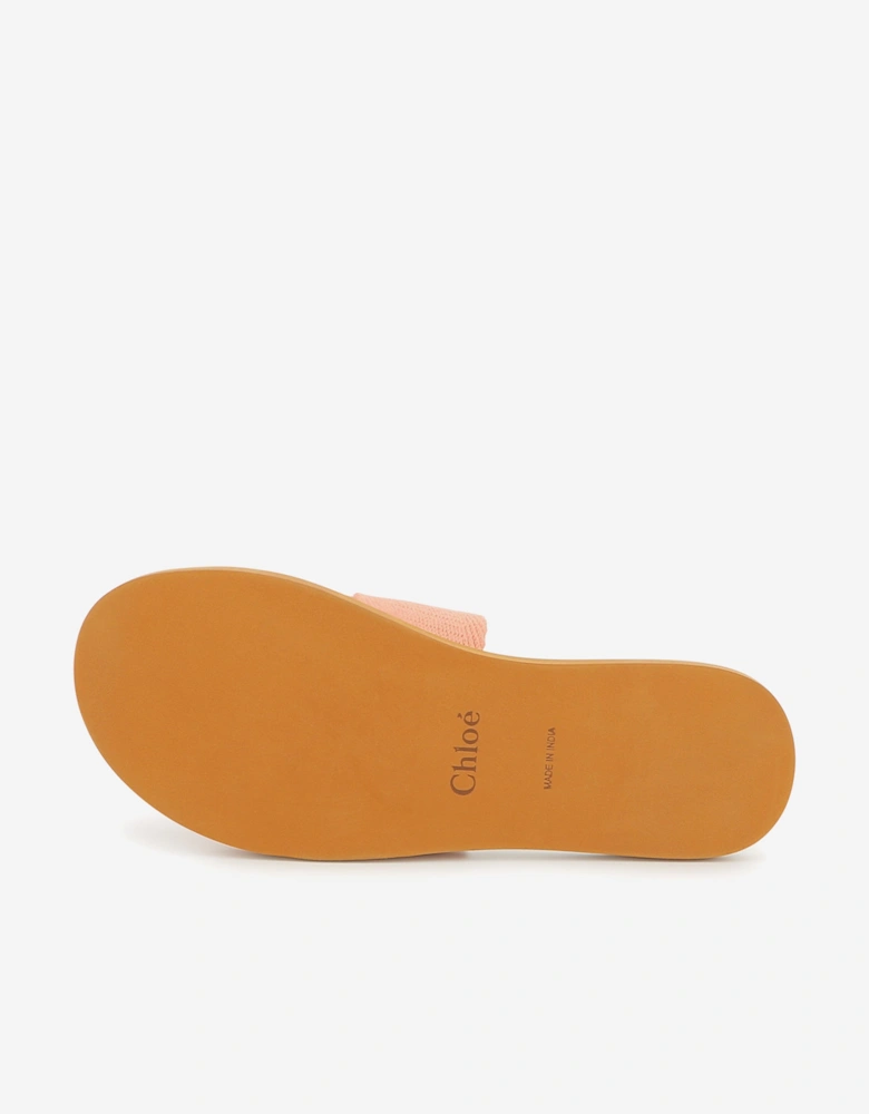 Girls Logo Sliders in Pink
