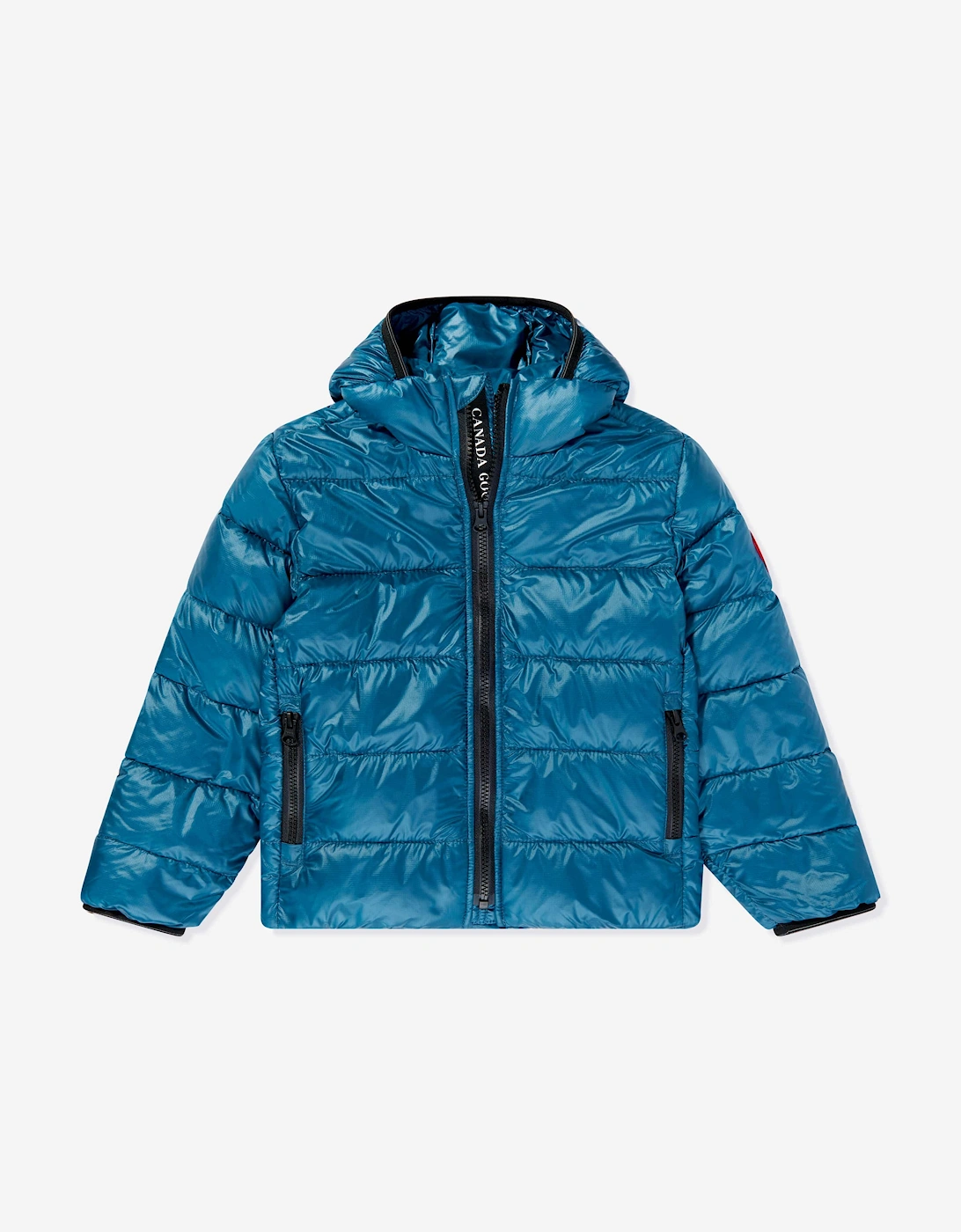 Boys Crofton Down Hooded Jacket in Blue, 5 of 4