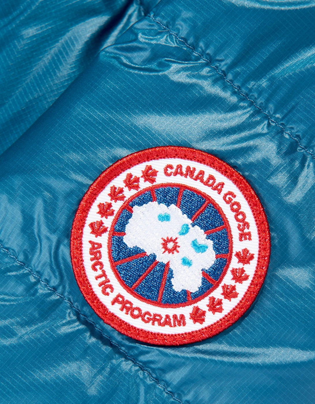 Boys Crofton Down Hooded Jacket in Blue