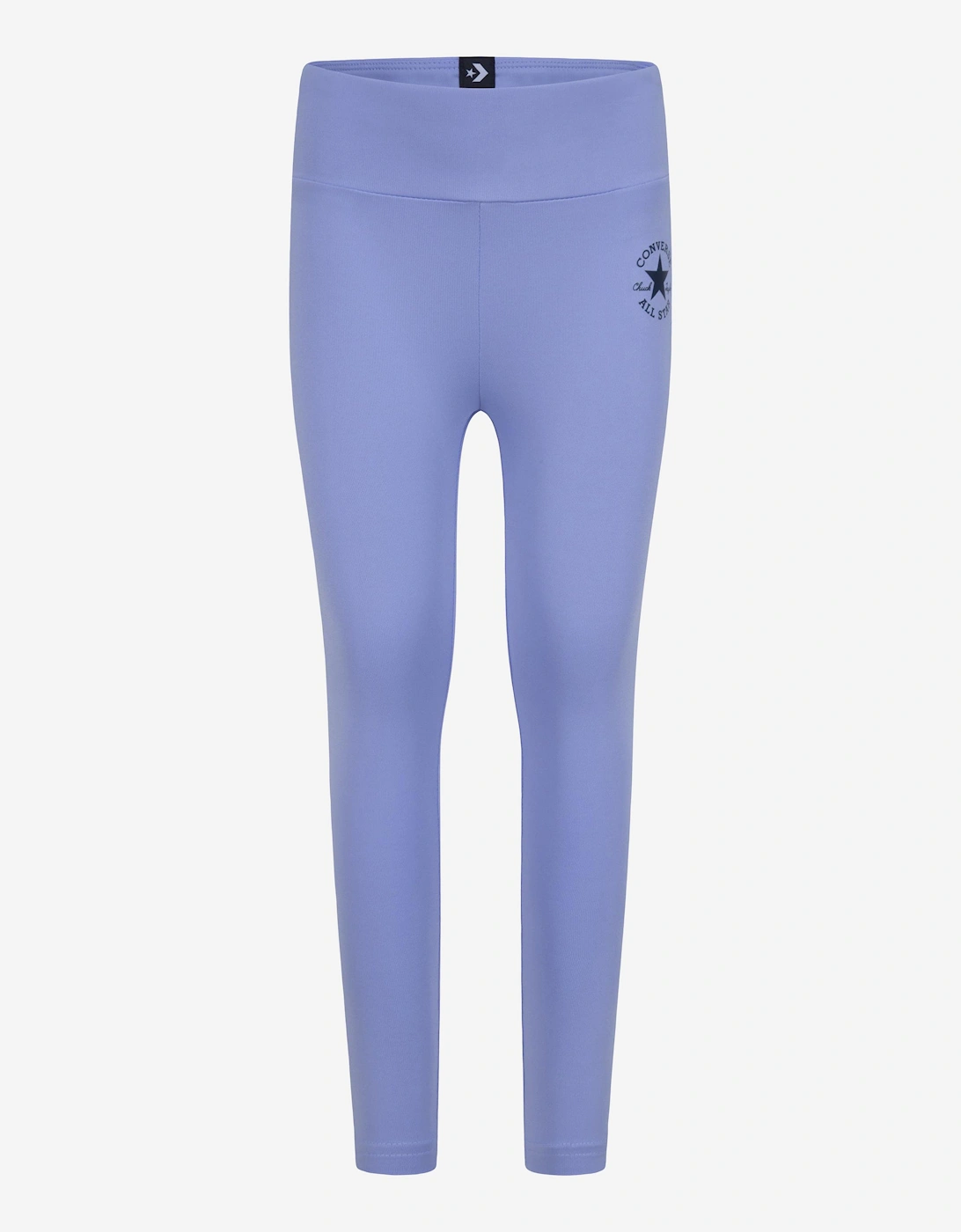 Girls Chuck Patch High Rise Leggings in Blue, 7 of 6