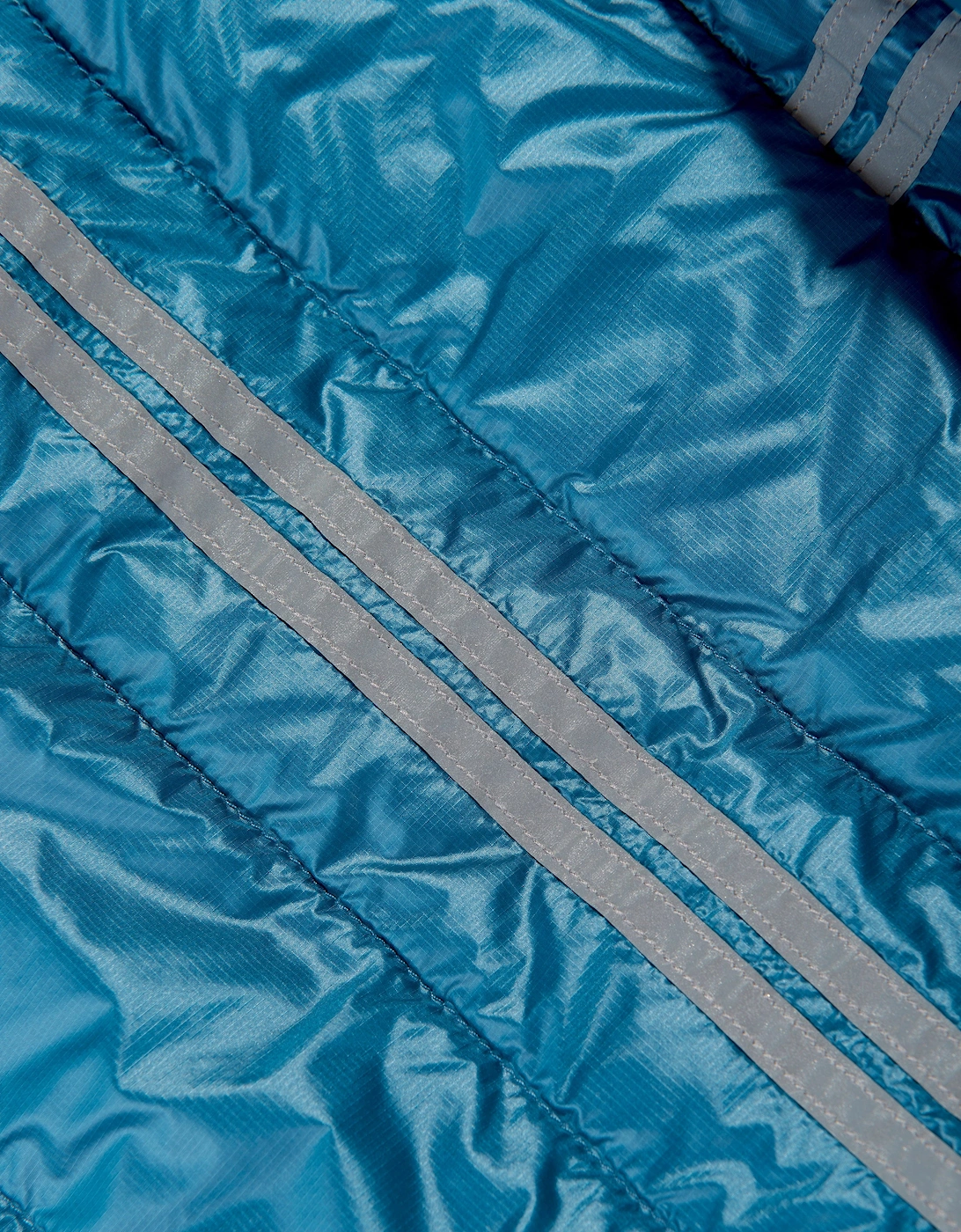 Boys Crofton Down Hooded Jacket in Blue