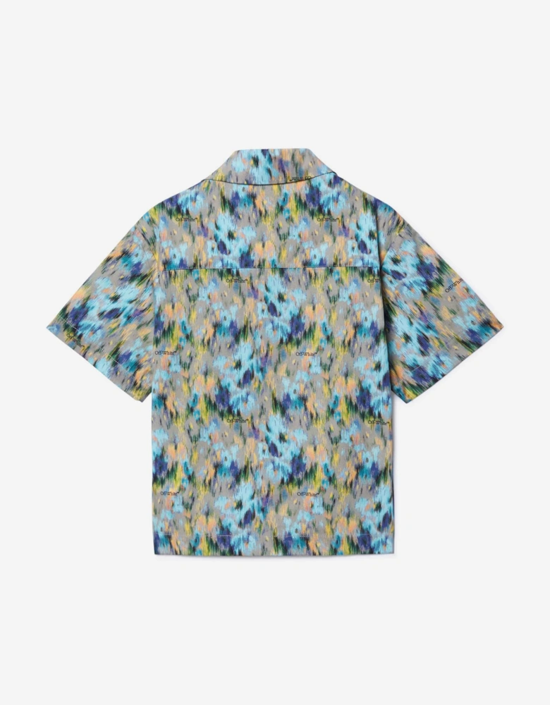 Boys All Over Watercolour Shirt in Multicolour