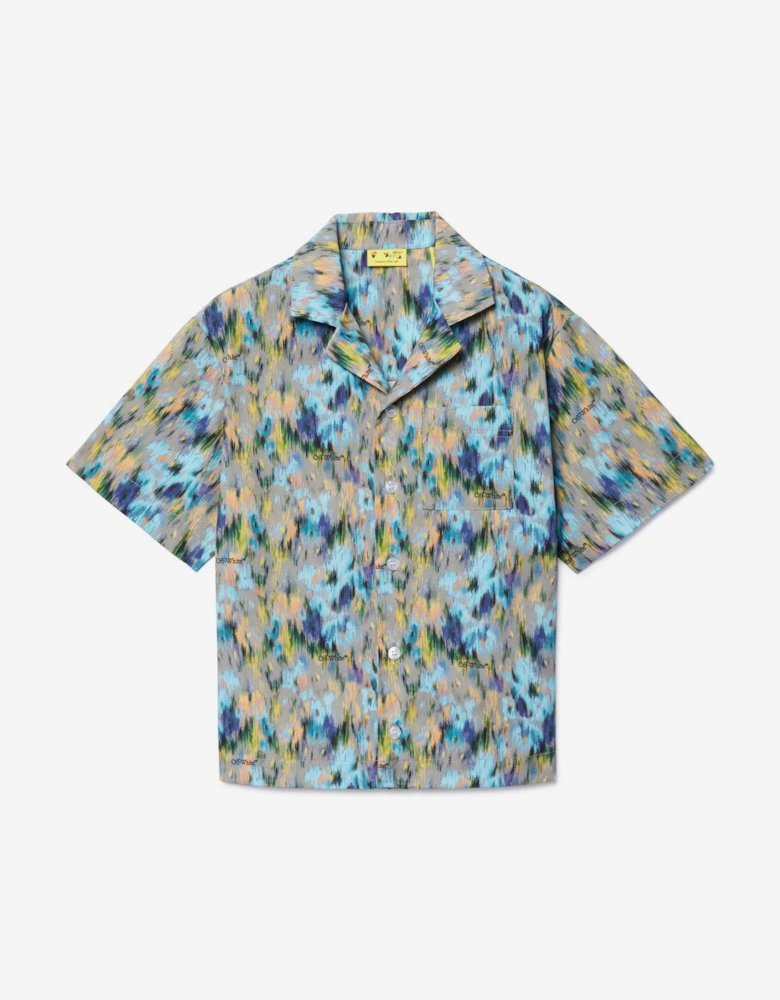 Boys All Over Watercolour Shirt in Multicolour
