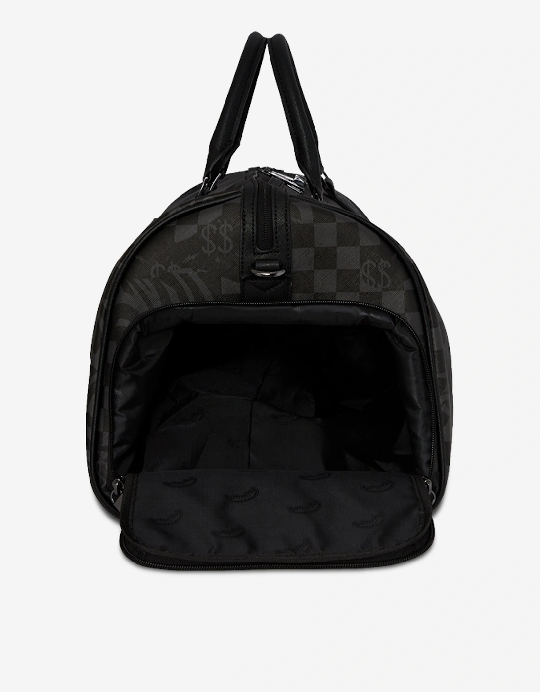 Kids 3AM Check Emperor Duffle Bag in Black (51cm)