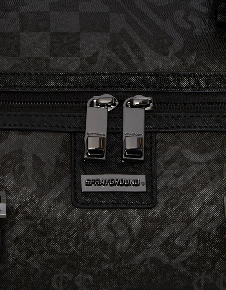 Kids 3AM Check Emperor Duffle Bag in Black (51cm)
