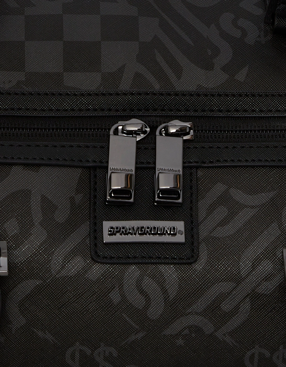 Kids 3AM Check Emperor Duffle Bag in Black (51cm)