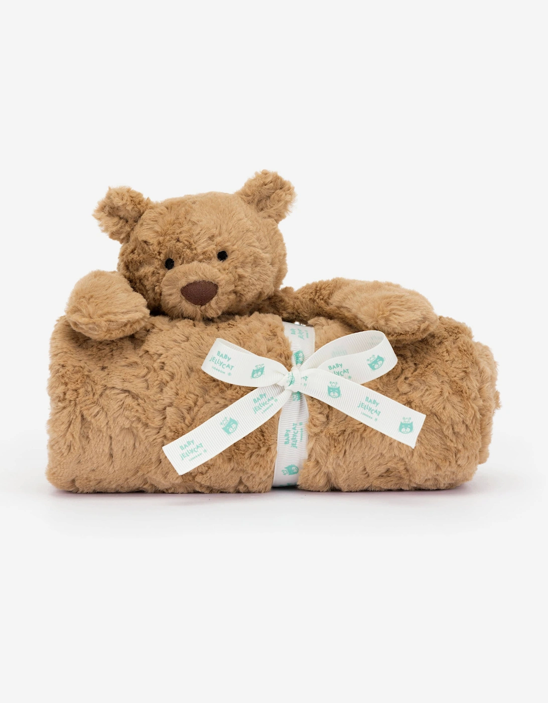 Girl's Jellycat Bartholomew Bear Blanket in Brown (70 CM) - Size: ONE size,