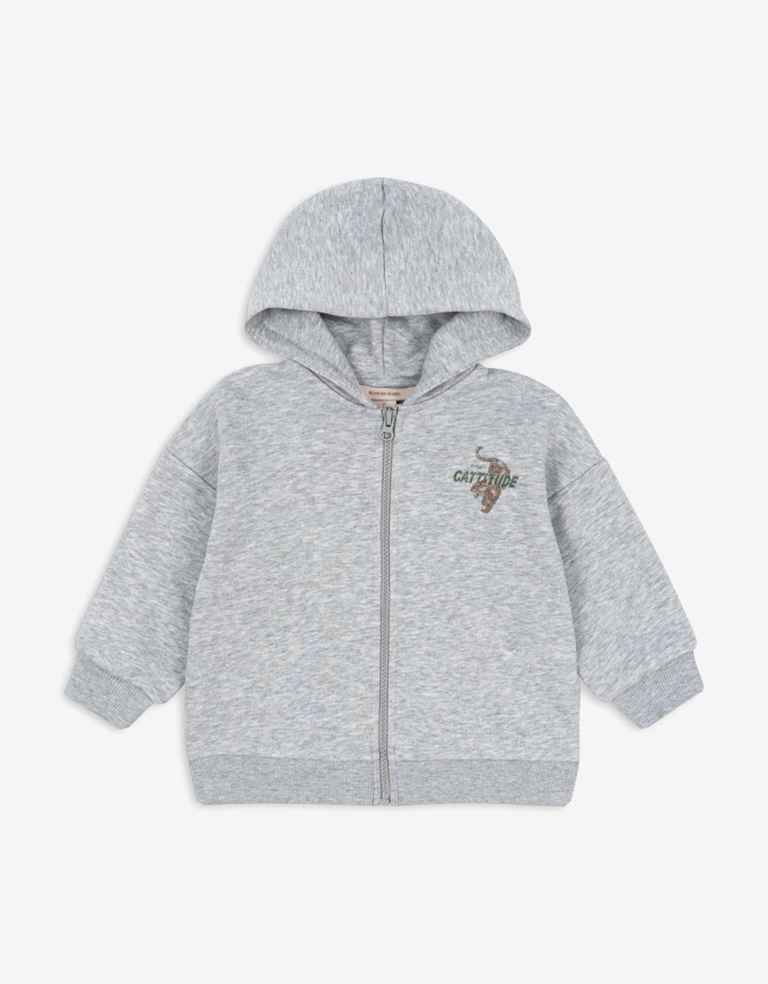 Kids Lou Zip Up Top in Grey, 5 of 4