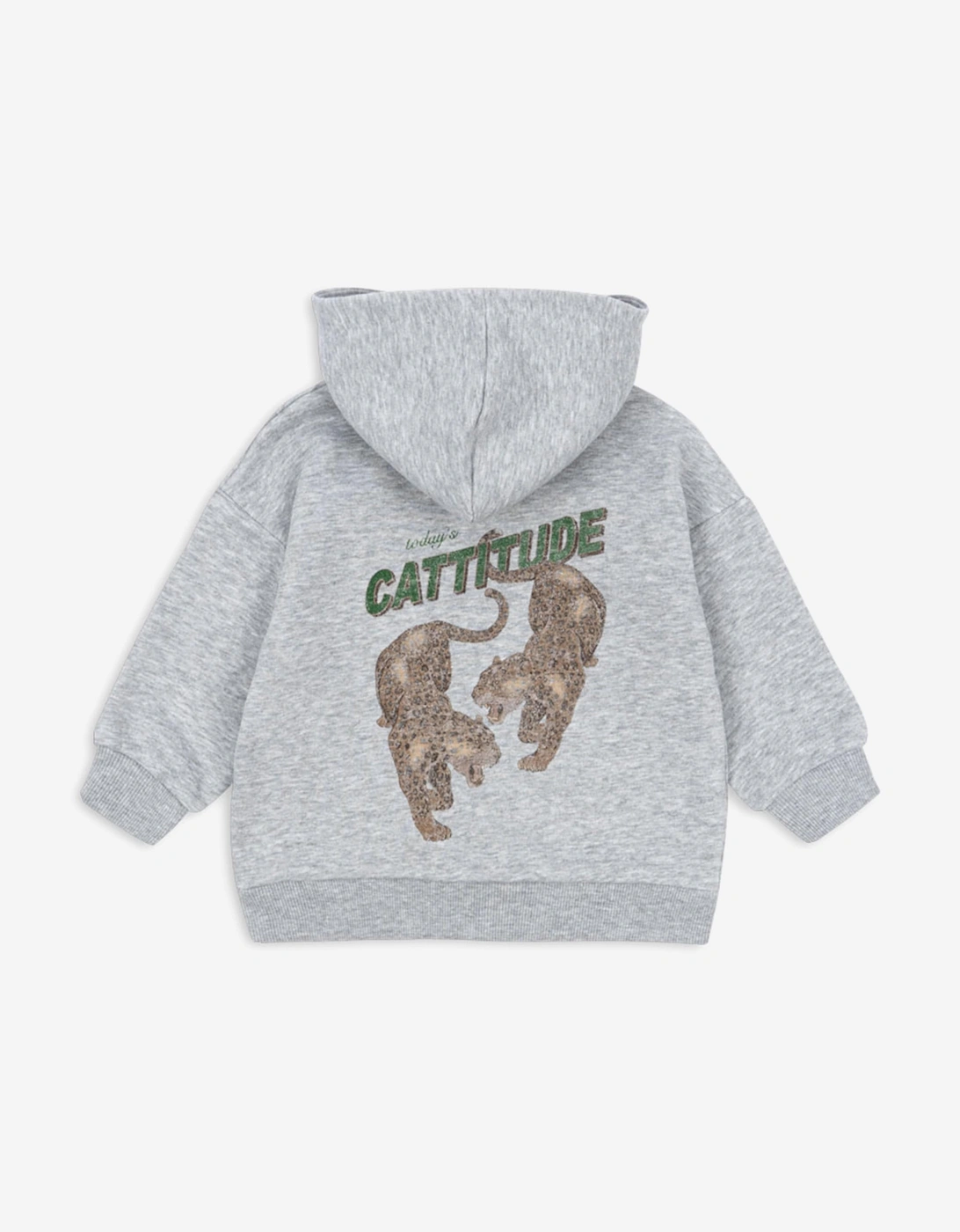 Kids Lou Zip Up Top in Grey