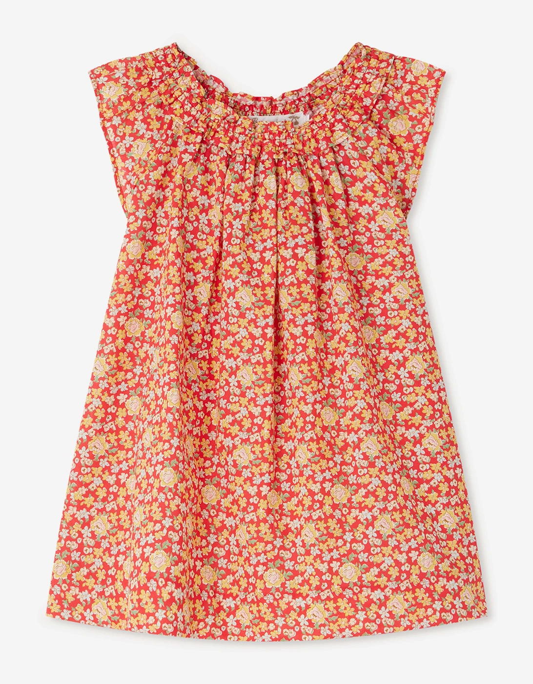 Baby Girls Goldina Dress in Red, 5 of 4