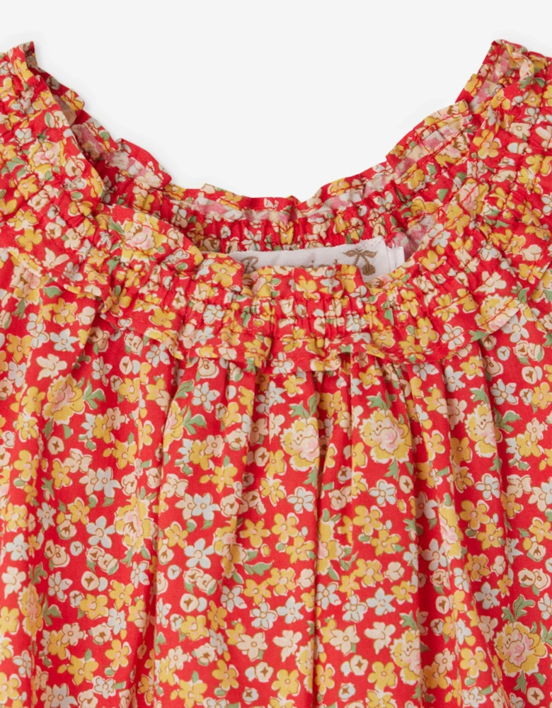 Baby Girls Goldina Dress in Red