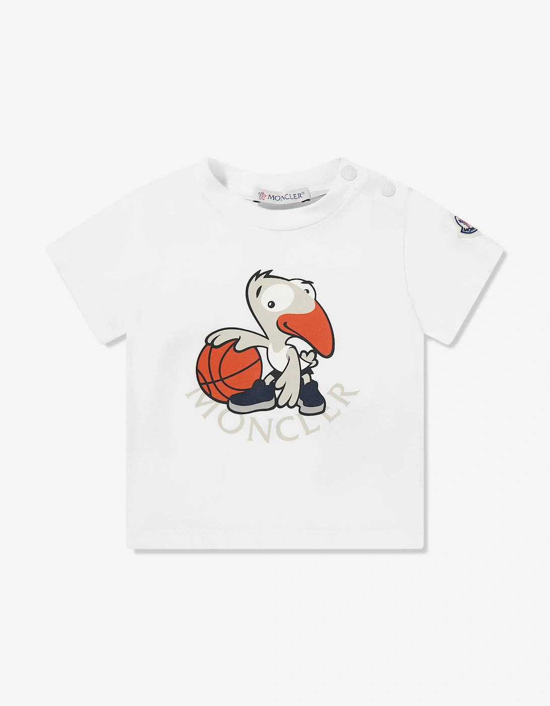 Enfant Baby Boys Duck Print T-Shirt in Ivory, 5 of 4