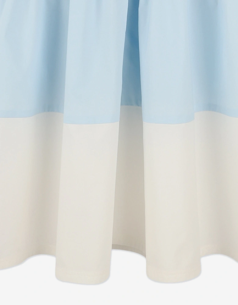 Girls Sunflower Dress in Blue