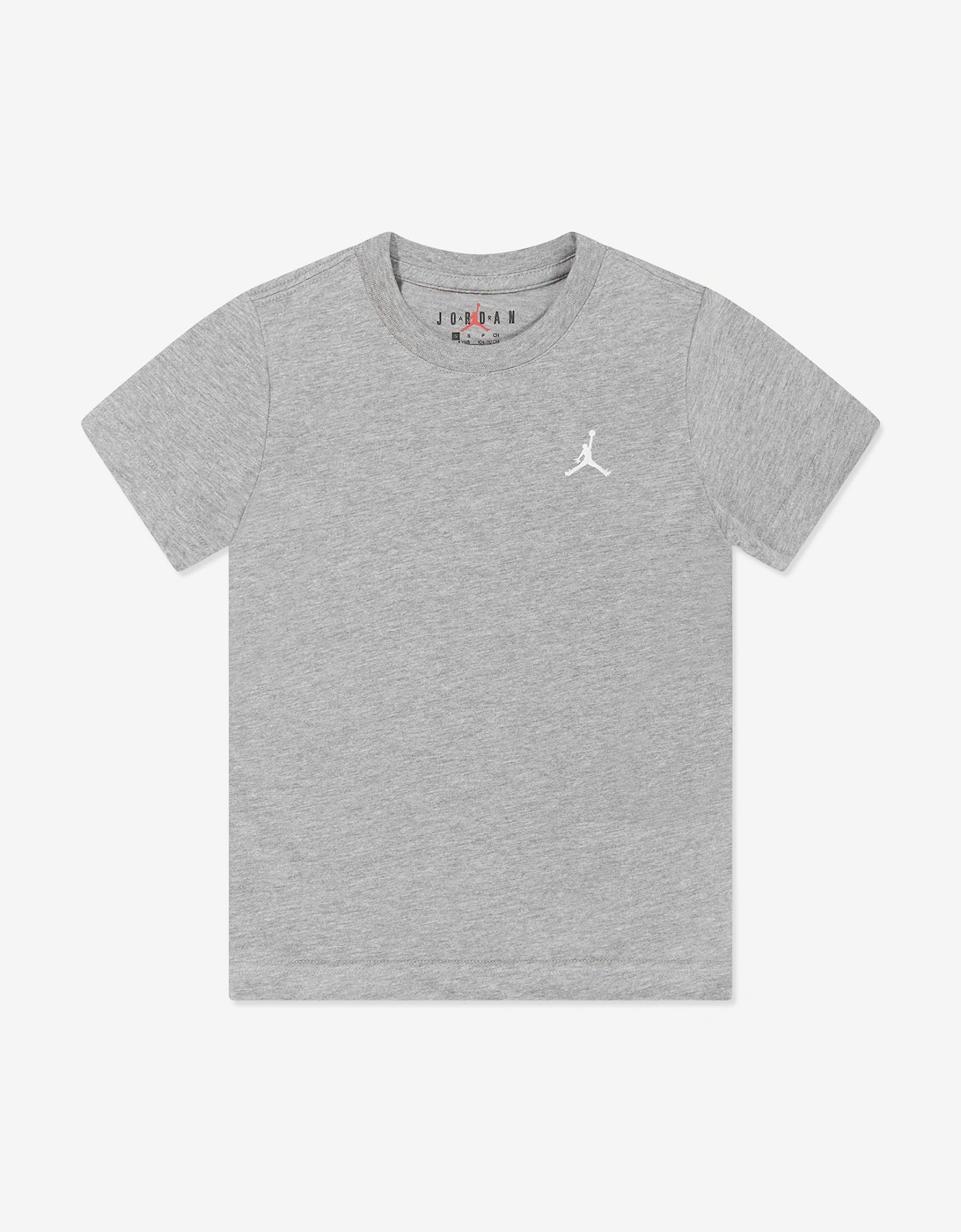 Nike Jordan Boys Multi  Jordan Jumpman Air Embroidered T-Shirt  Grey - Size 12 Years/13 Years Kids
