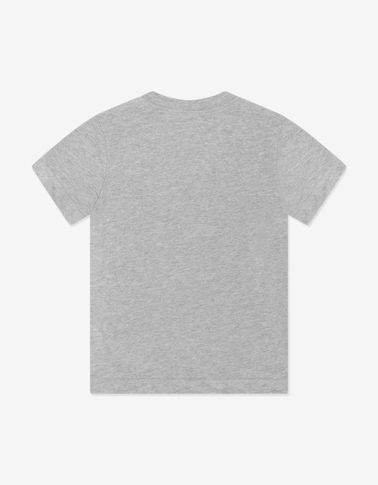 Jordan Boys Jumpman Air Embroidered T-Shirt in Grey