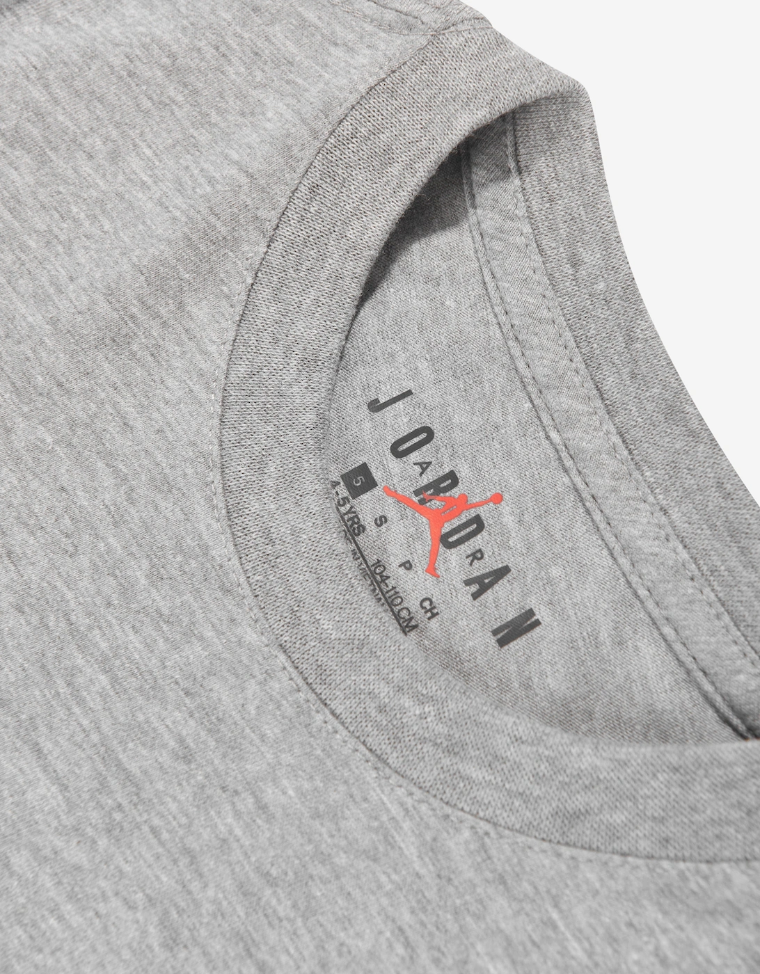 Jordan Boys Jumpman Air Embroidered T-Shirt in Grey