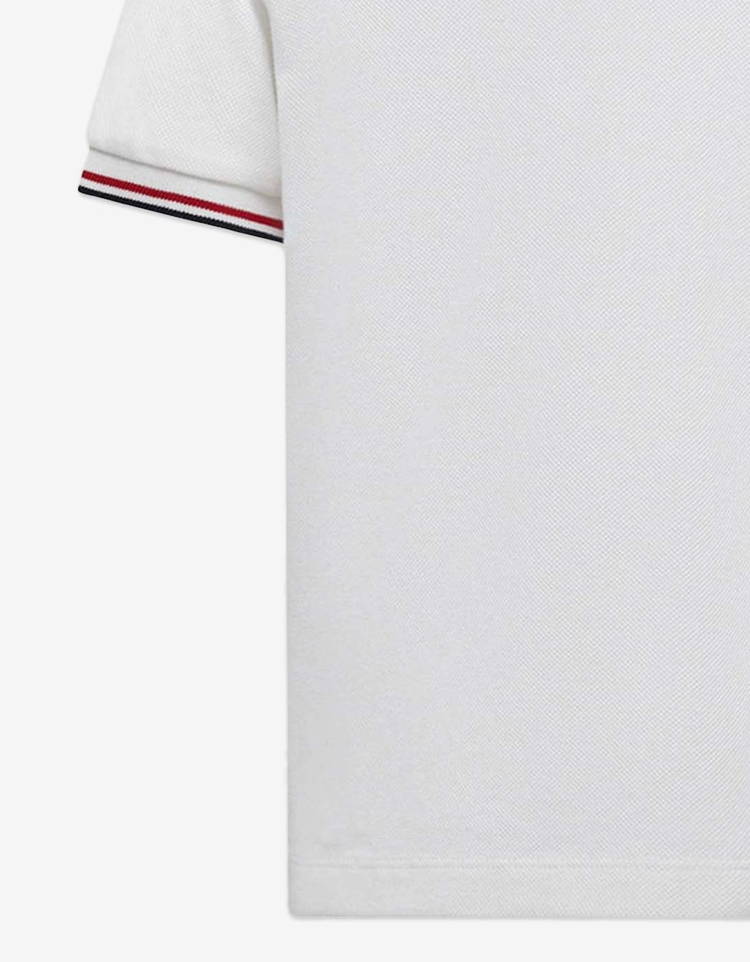Boys Logo Polo Shirt in Ivory