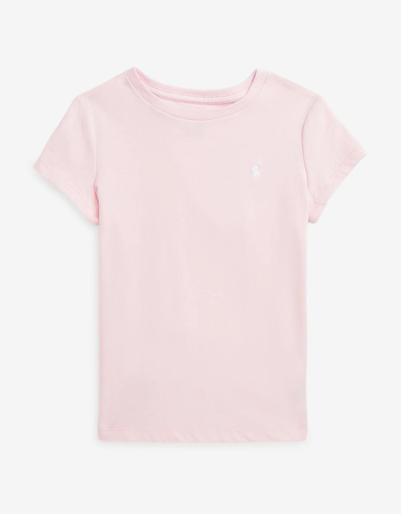 Girls Jersey T-Shirt Set in Multicolour