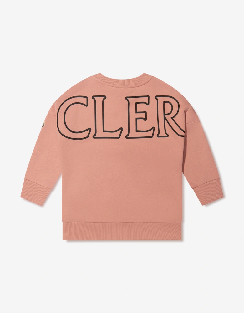 Enfant Girls Logo Print Sweater Dress