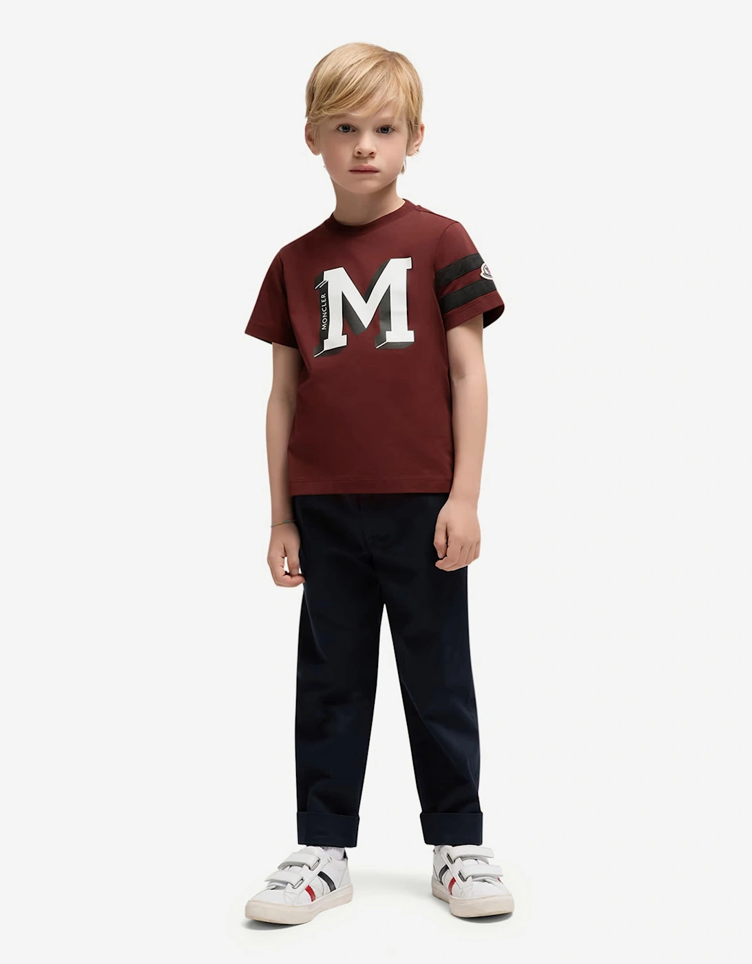 Boys Logo T-Shirt in Red
