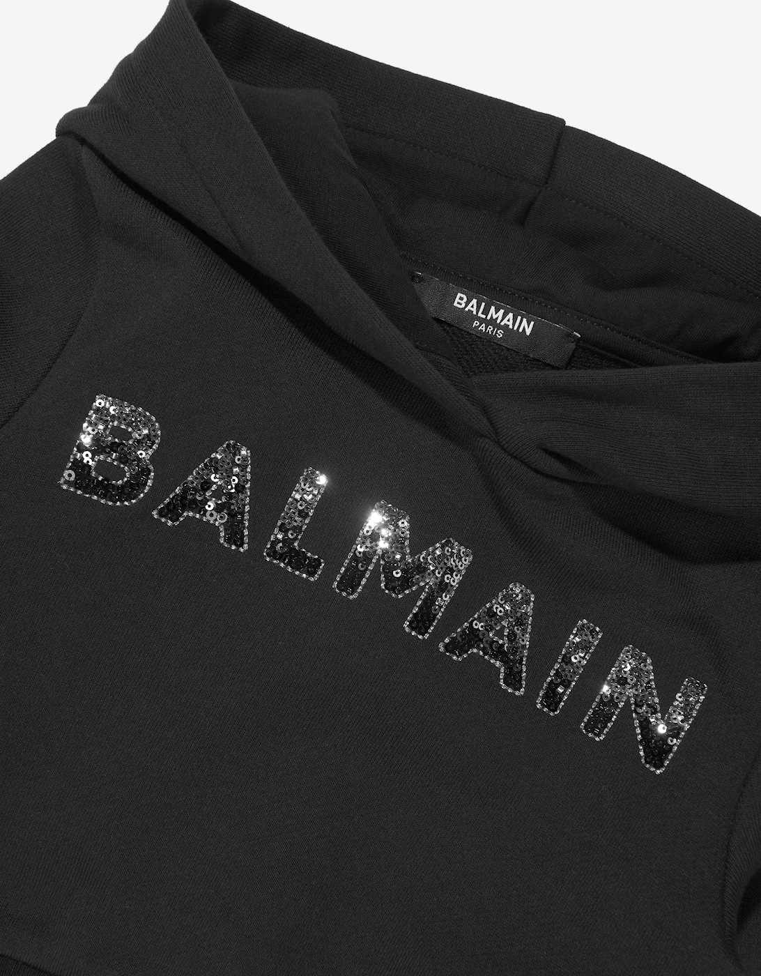 Girls Logo Hoodie in Black