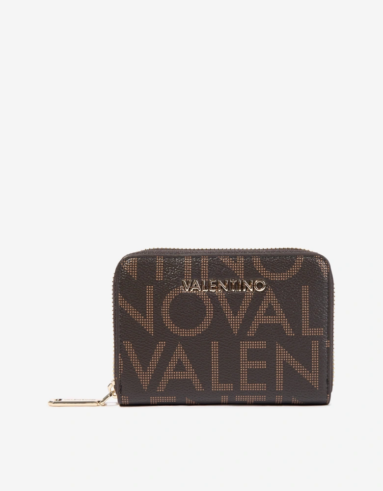 Regina Re Zip Around Wallet in Brown (13cm)